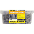 Roofing Type 17 Screws - Galvanised - 12x50mm - 250 Pack 1.75 kg