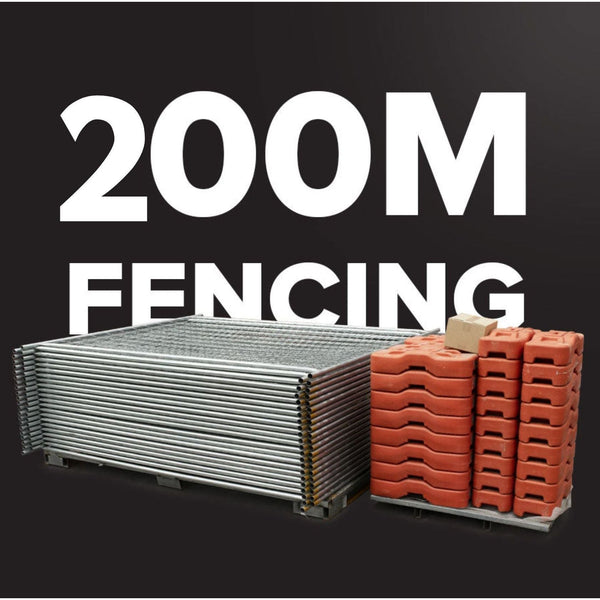 Construction Temporary Fence 200m Combo