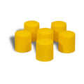 Star Picket & Rebar Yellow Safety Caps - 100 Pack