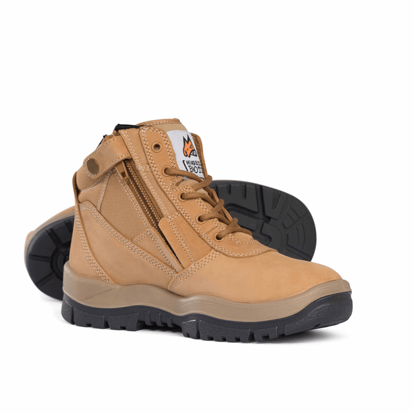 MONGREL ZipSider Safety Boots 2.975 kg Wheat Size UK 13 (EU 48) 26105013