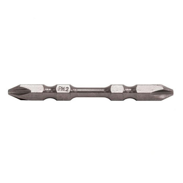No.2 Phillips Drive Bits - Magnetised (Double End) 10 Pack