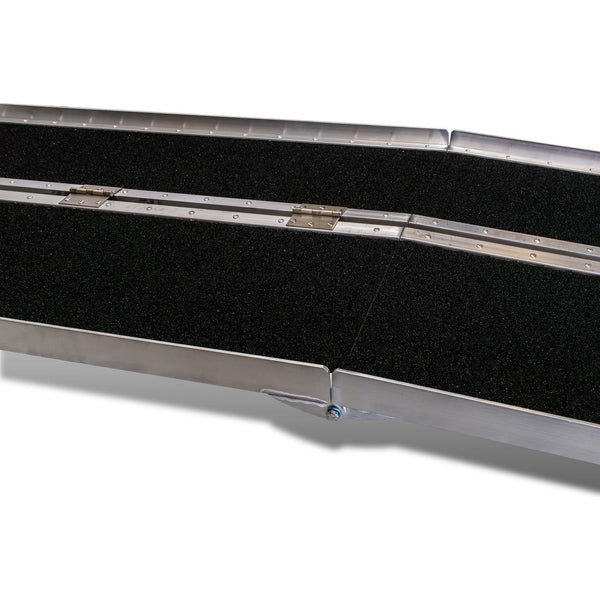 Aluminium Wheelchair Ramp Multi-fold W/Grip - Multiple Sizes