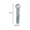 Kinmar Security Galvanised Sleeve Anchor - Multiple Sizes
