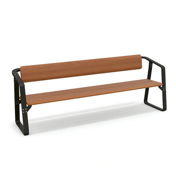 Ribbon Bench Seat with Backrest
