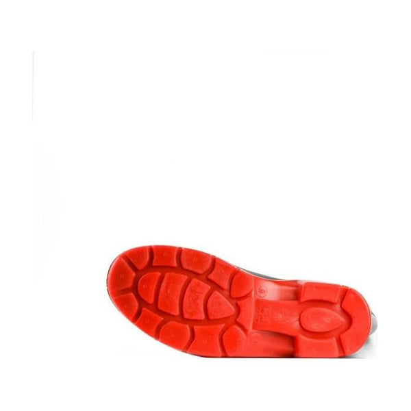 Bata Utility Safety Gumboots, 400mm, Black/Red 7 kg size 9 CE1072-9