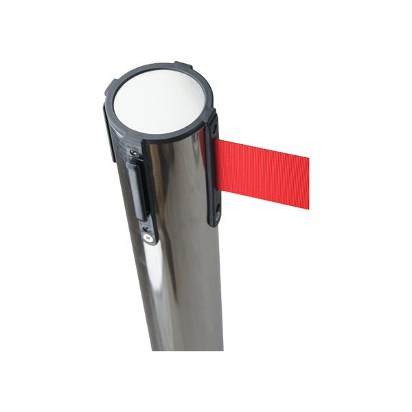 Crowd Control Barrier - Stainless Steel | Red Belt