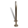 Bike Rack - Surface Mount - Narrow Hoop - Stainless Steel