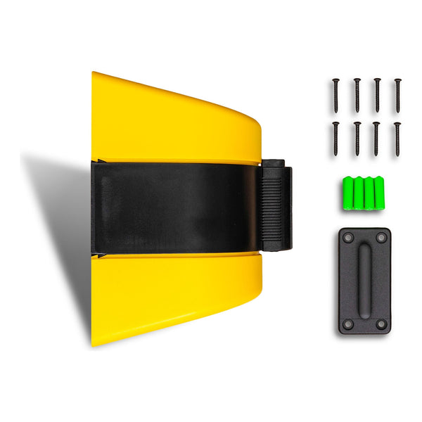 Retractable 10m Belt Barrier - Wall Mount