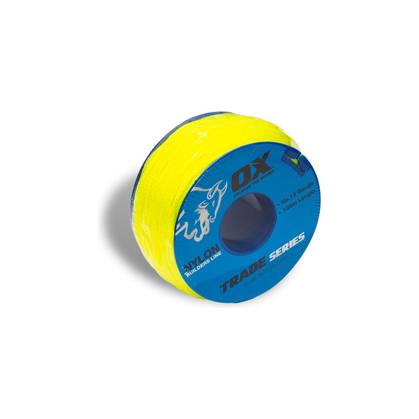 100m Lime Builders Line - 12 Gauge (1 Roll)