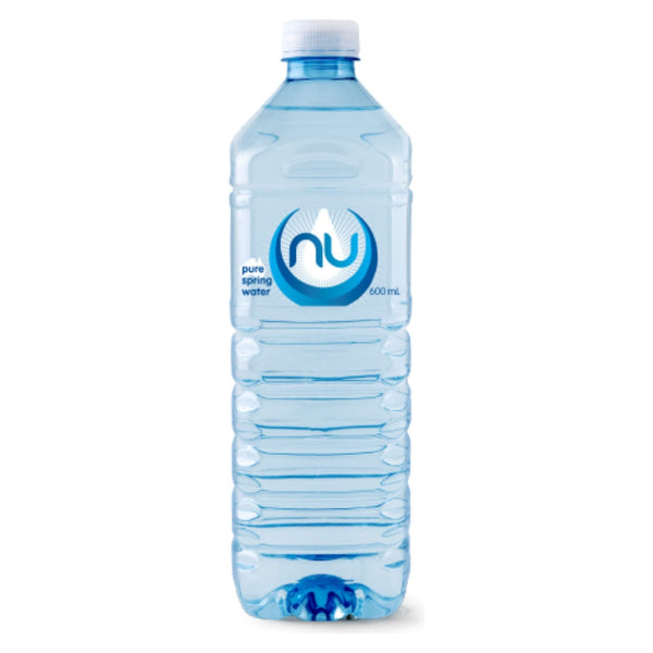 Nu Water 600ml Bottles - 24 Pack