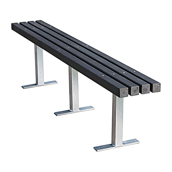 Peak Above Ground Bench Seat 210 kg Charcoal Grey