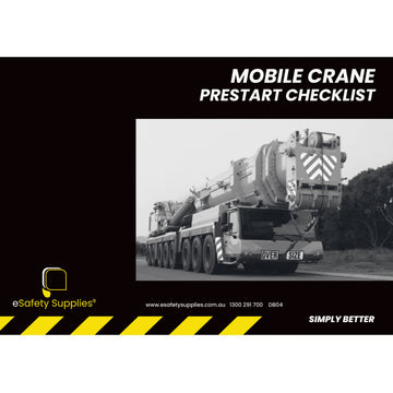 Mobile Crane Prestart Checklist Books