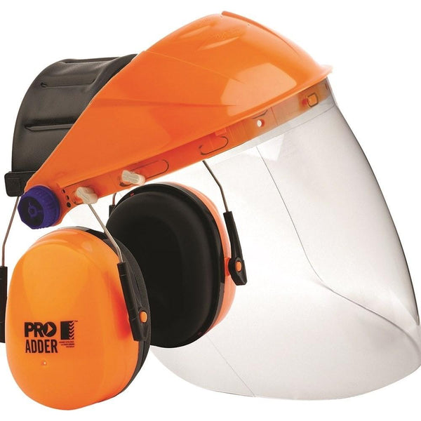 Striker Bowguard Clear Visor with Adder Earmuff Combo 3.5 kg
