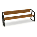 Ribbon Bench Seat with Backrest
