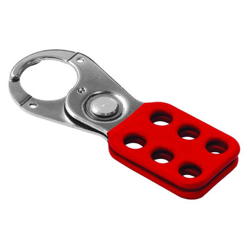 Vinyl Coated Hasp 25mm – Red 6 Holes 1.75 kg