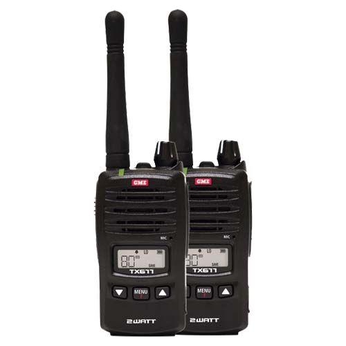 UHF CB Handheld 2 Watt - Twin Pack 3.5 kg