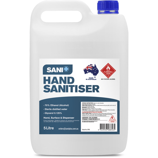 5L Saniplus Sanitiser 2.45 kg