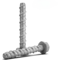 Screw Bolt - Galvanised - 10 x 75mm 0.175 kg