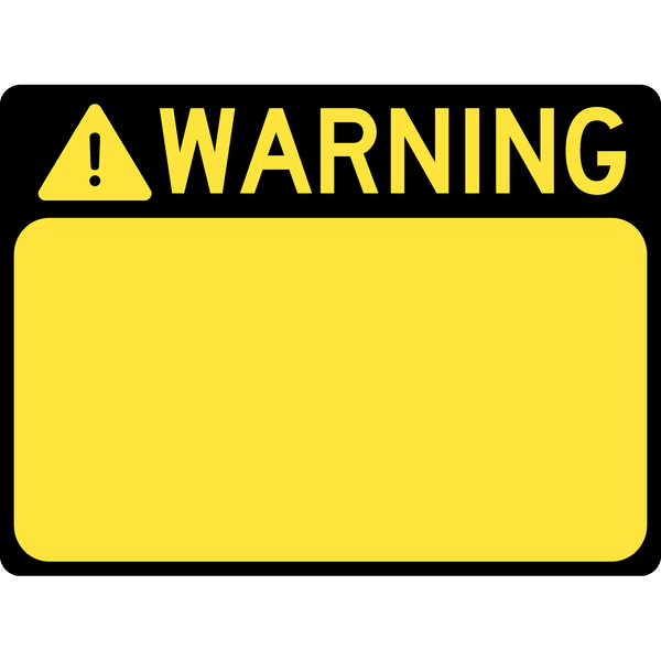 Custom Signs: ACP 3.5 kg 400 x 200 Style Danger BAS-400X200