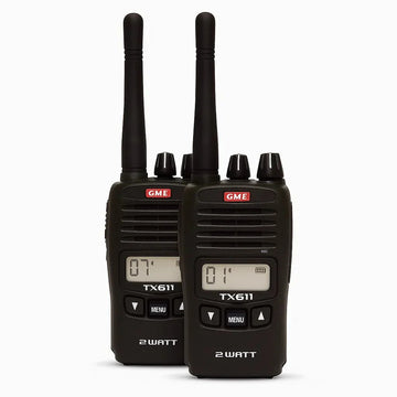UHF CB Handheld 2 Watt - Twin Pack