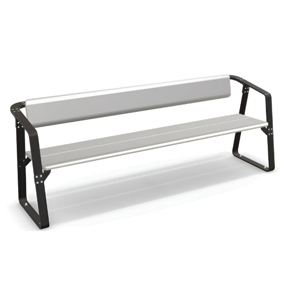Ribbon Bench Seat with Backrest