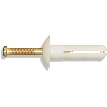 Yellow Zinc Plated Screw - Nail In Plug - 6.5x100mm - 50 Pack 14 kg